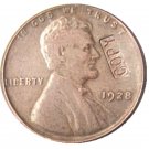 US 1928 Lincoln Head One Cent 100% Copper Copy Coin