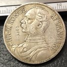 1905 Danish West Indies 40 Cents / 2 Francs-Christian IX Silver Plated Coin Copy 1905 Danish West Indies 40 Cents / 2 Francs-Christian IX Silver Plated Coin Copy