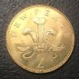 1980 United Kingdom 2 New Pence - Elizabeth II Copy Copper Coin