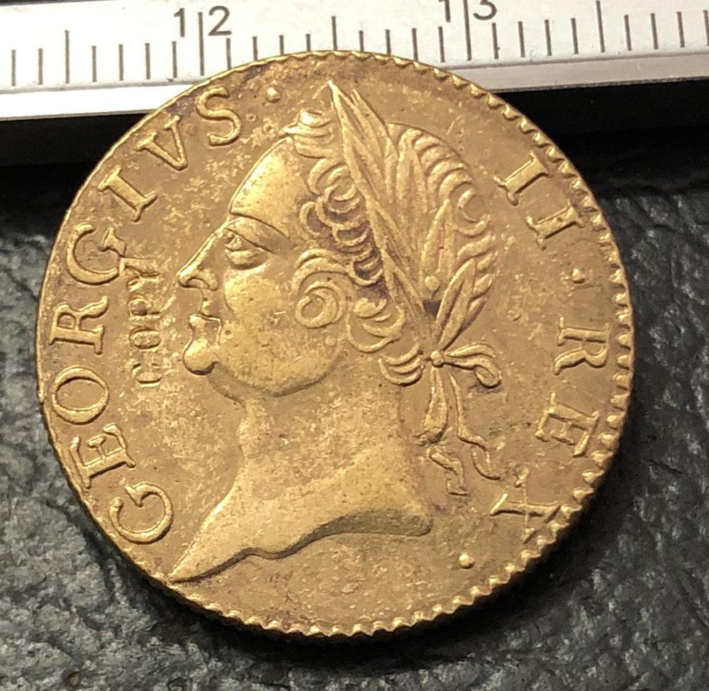 1760	Ireland 1 Farthing - George II Copy Coin