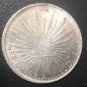 1888 Mexico 8 Reales Silver Plated Copy coin