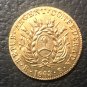 1843 La Rioja 2 Escudos Gold Copy Coin