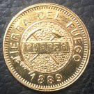 1889	Tierra del Fuego 5 Gramos Copy Coin