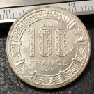 1978 Central African Republic 100 Francs Nickel Copy Coin