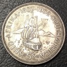 1952 South Africa 5 Shillings - George VI Cape Town 300th Anniversary of Capetown Copy Coin