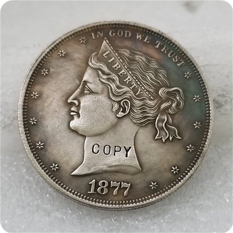 1877 $1 Sailor Head Dollar Copy Coin No Stamp