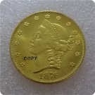 1876 $20 (Twenty Dollar) Patterns Gold Copy Coin No Stamp 1876 $20 (Twenty Dollar) Patterns Gold Copy Coin No Stamp