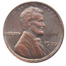 US 1937 Lincoln Head One Cent Penny Copy Coin
