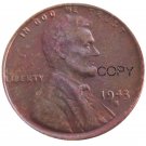 US 1943-S Lincoln Head One Cent Penny Copy Coin US 1943-S Lincoln Head One Cent Penny Copy Coin