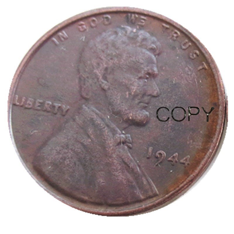 US 1944 Lincoln Head One Cent Penny Copy Coin