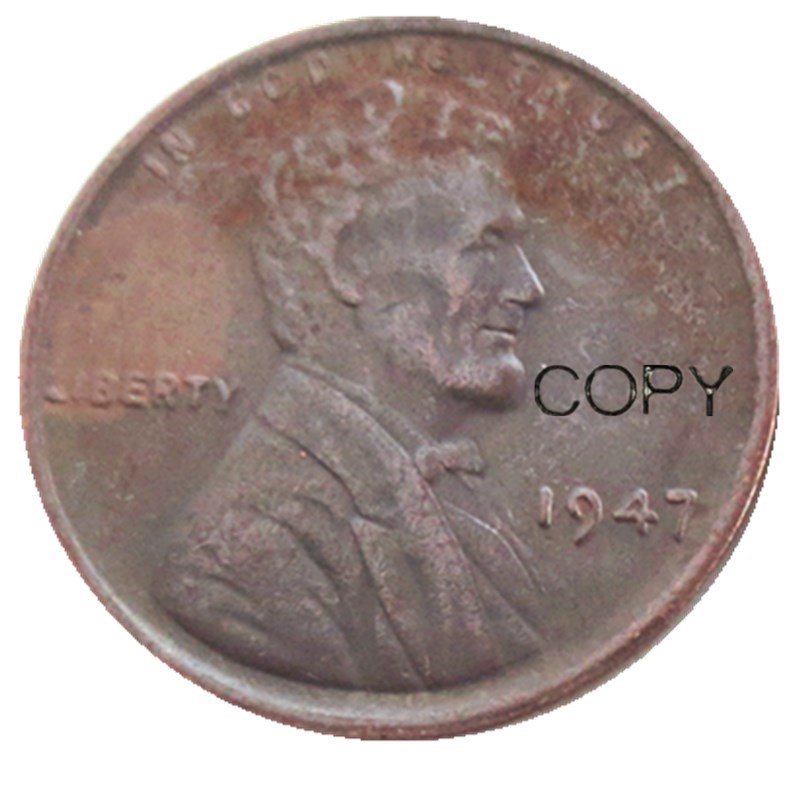 US 1947 Lincoln Head One Cent Penny Copy Coin