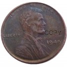 US 1949 Lincoln Head One Cent Penny Copy Coin