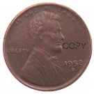 US 1952-D Lincoln Head One Cent Penny Copy Coin