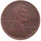 US 1953-S Lincoln Head One Cent Penny Copy Coin US 1953-S Lincoln Head One Cent Penny Copy Coin