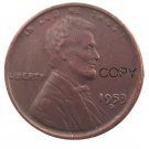 US 1953-D Lincoln Head One Cent Penny Copy Coin US 1953-D Lincoln Head One Cent Penny Copy Coin