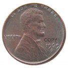 US 1969-S Lincoln Head One Cent Penny Copy Coin