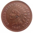 US 1860 Indian Head One Cent Copper Copy Coins US 1860 Indian Head One Cent Copper Copy Coins