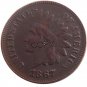 US 1867 Indian Head One Cent Copper Copy Coins