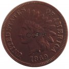 US 1869 Indian Head One Cent Copper Copy Coins US 1869 Indian Head One Cent Copper Copy Coins