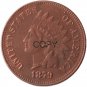 US 1879 Indian Head One Cent Copper Copy Coins