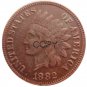 US 1882 Indian Head One Cent Copper Copy Coins