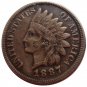 US 1887 Indian Head One Cent Copper Copy Coins