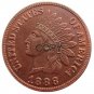 US 1888 Indian Head One Cent Copper Copy Coins