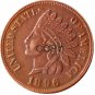 US 1896 Indian Head One Cent Copper Copy Coins