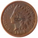 US 1909 Indian Head One Cent Copper Copy Coins