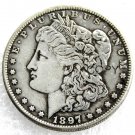 US 1897-S Morgan Dollar Copy Coin