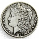 US 1897-P Morgan Dollar Copy Coin