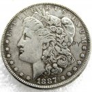 US 1887-P Morgan Dollar Copy Coin US 1887-P Morgan Dollar Copy Coin