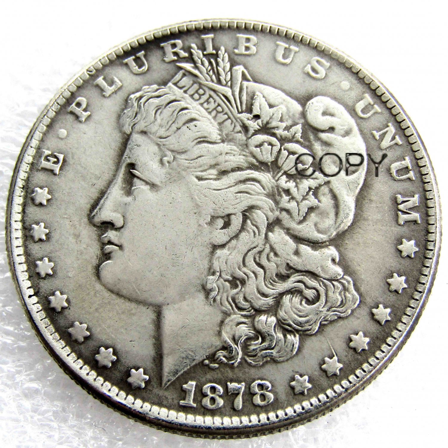 US 1878-P Morgan Dollar Copy Coin