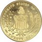 1861 Confederate States of America Confederate Double Eagle $20 Twenty Dollars Brass Copy Coins