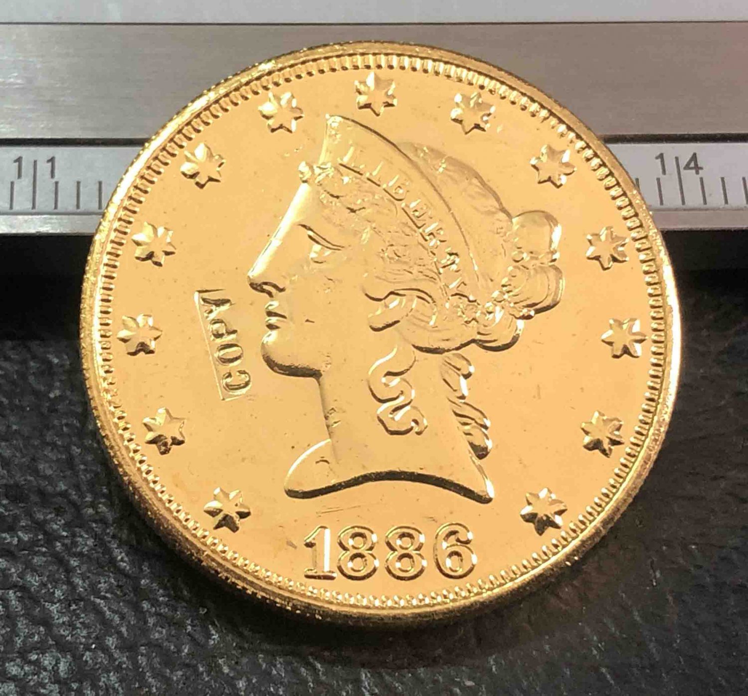 US 1886-S Liberty Head Ten Dollars Copy Coin
