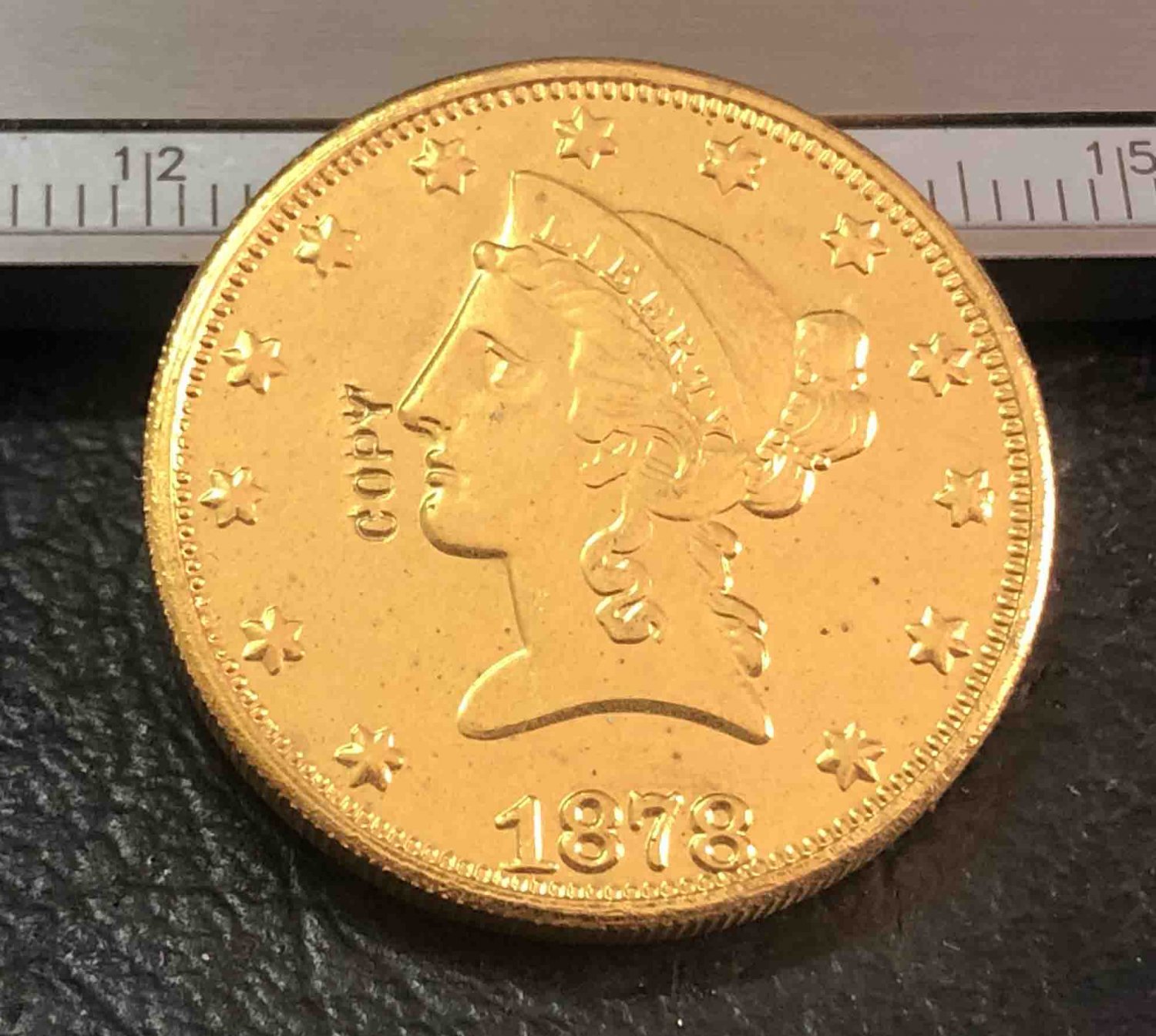 US 1878 Liberty Head Ten Dollars Copy Coin
