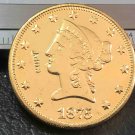 US 1875 Liberty Head Ten Dollars Copy Coin US 1875 Liberty Head Ten Dollars Copy Coin