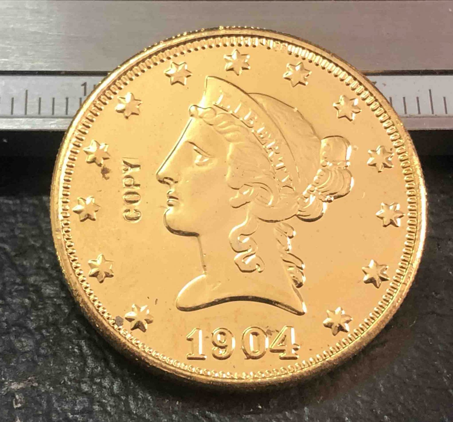 US 1904-O Liberty Head Ten Dollars Copy Coin
