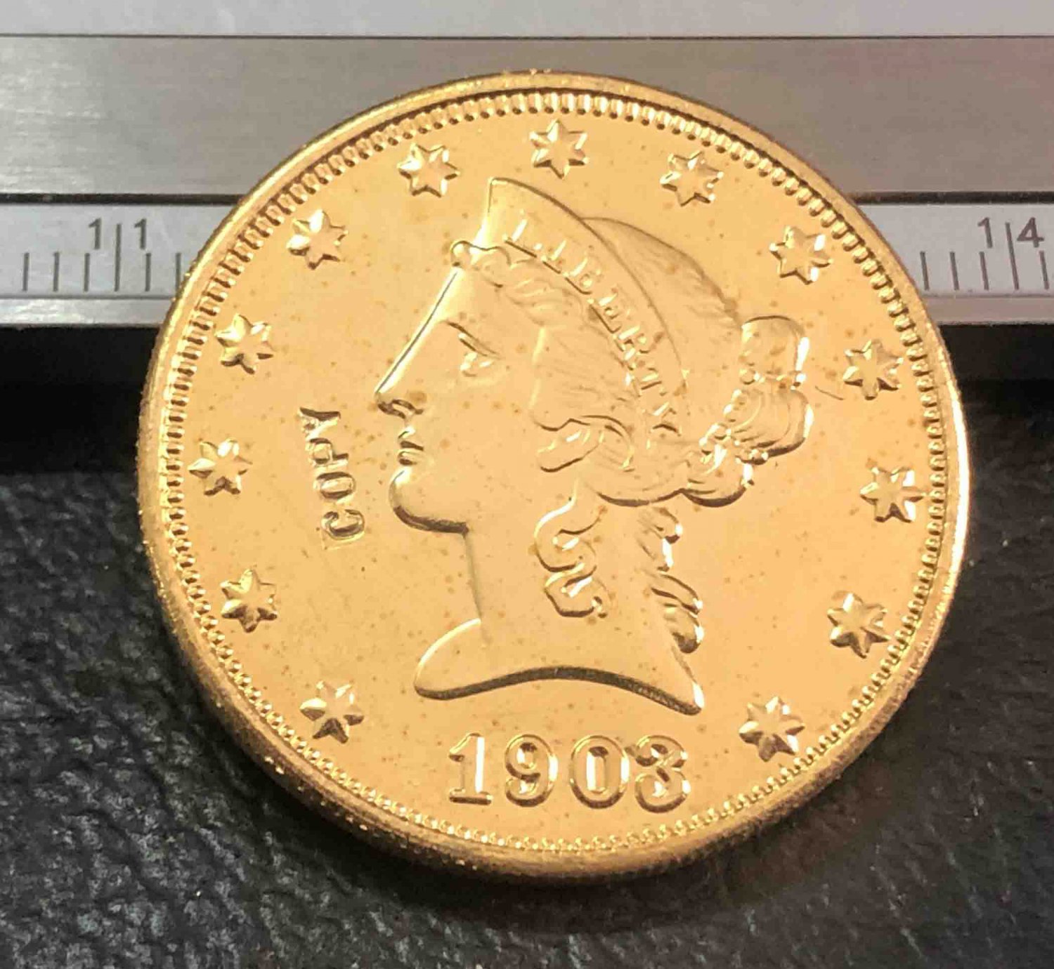 US 1903 Liberty Head Ten Dollars Copy Coin