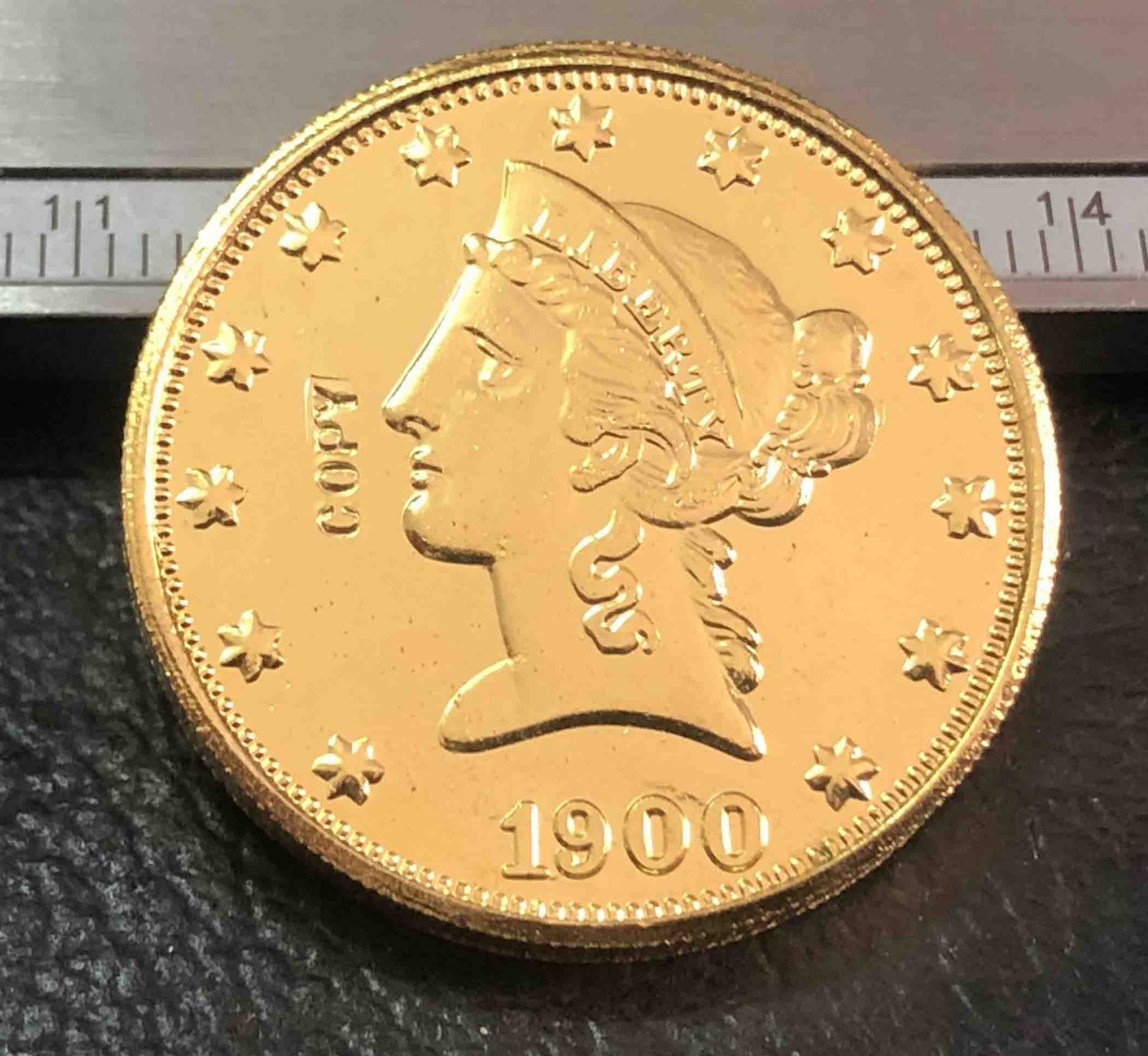 US 1900-S Liberty Head Ten Dollars Copy Coin