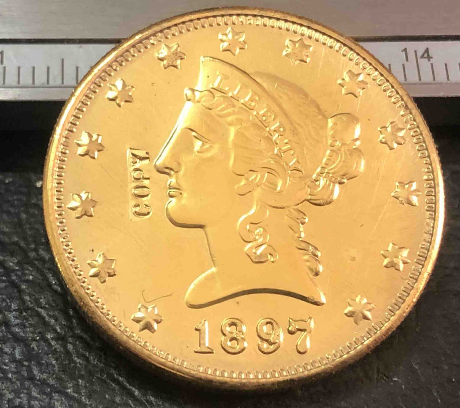 US 1897-S Liberty Head Ten Dollars Copy Coin