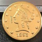 US 1893-S Liberty Head Ten Dollars Copy Coin