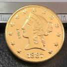 US 1887 Liberty Head Ten Dollars Copy Coin US 1887 Liberty Head Ten Dollars Copy Coin