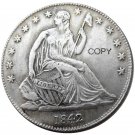 US 1842 Seated Liberty Half Dollars Copy Coin US 1842 Seated Liberty Half Dollars Copy Coin