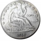 US 1846 Seated Liberty Half Dollars Copy Coin
