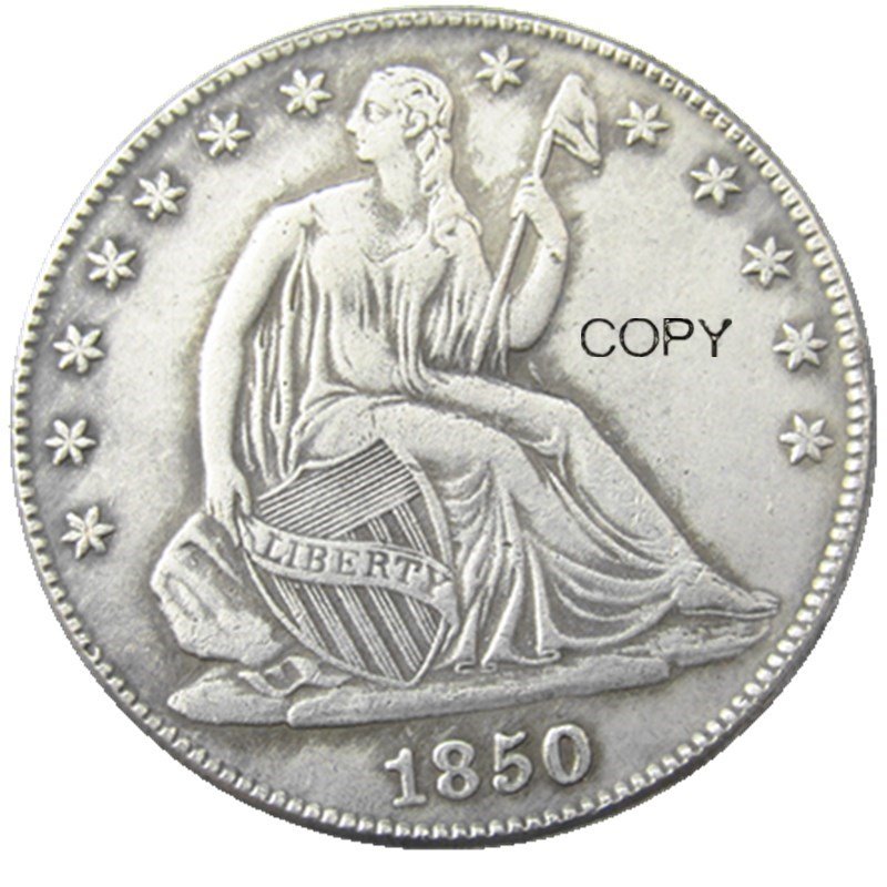 US 1850 Seated Liberty Half Dollars Copy Coin