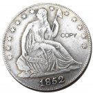 US 1852 Seated Liberty Half Dollars Copy Coin