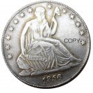 US 1856 Seated Liberty Half Dollars Copy Coin