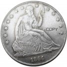 US 1864 Seated Liberty Half Dollars Copy Coin US 1864 Seated Liberty Half Dollars Copy Coin