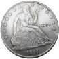 US 1864 Seated Liberty Half Dollars Copy Coin